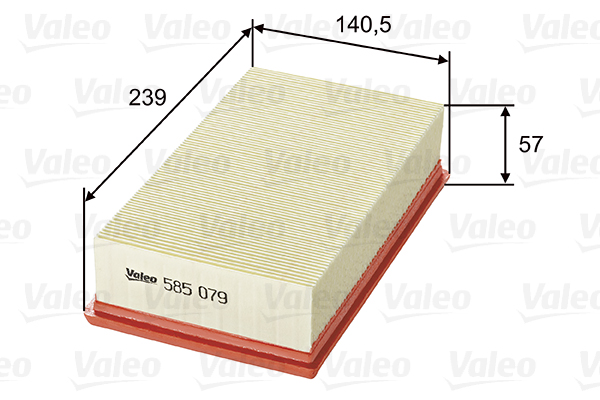 Filtro aria - 585079 VALEO