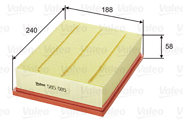 Air Filter - 585085 VALEO