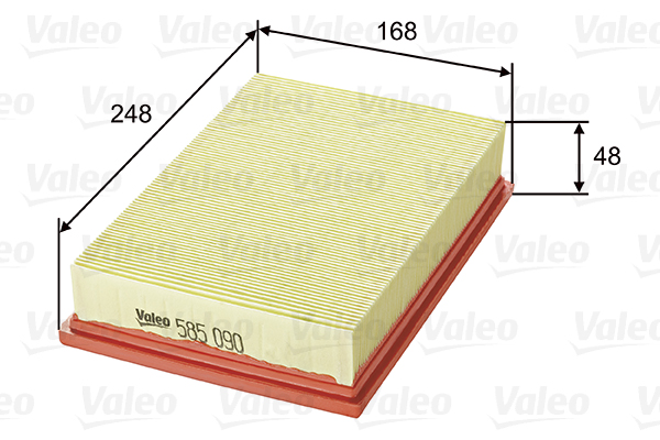 Filtro aria - 585090 VALEO