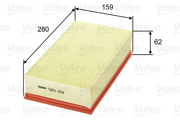 Air Filter - 585091 VALEO