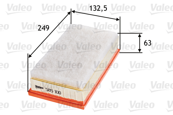 Filtro aria - 585100 VALEO