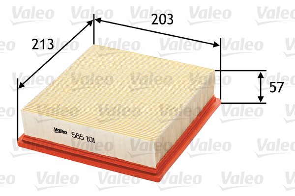 Air Filter - 585101 VALEO