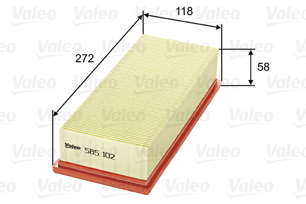 Luftfilter - 585102 VALEO