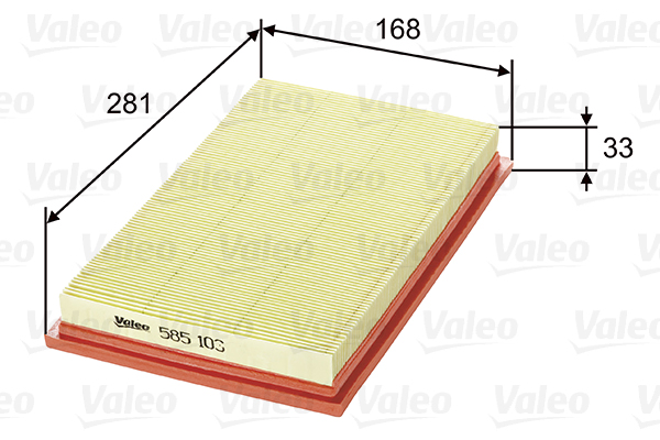 Air Filter - 585103 VALEO