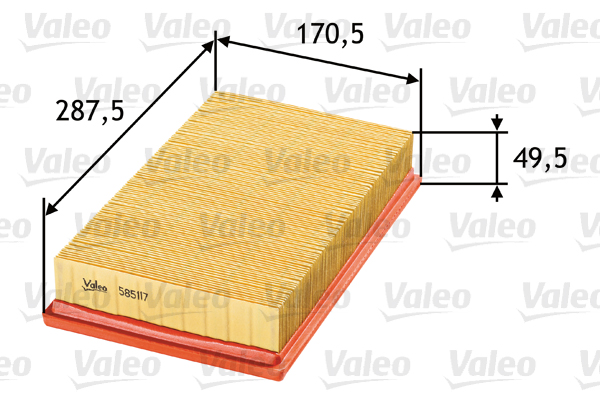 oro filtras - 585117 VALEO