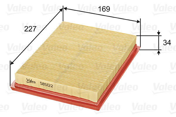 Luftfilter - 585122 VALEO