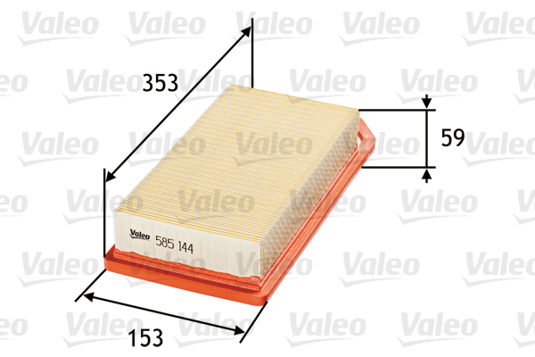 Filtro aria - 585144 VALEO