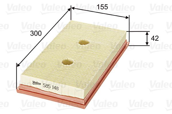 Filtro aria - 585148 VALEO