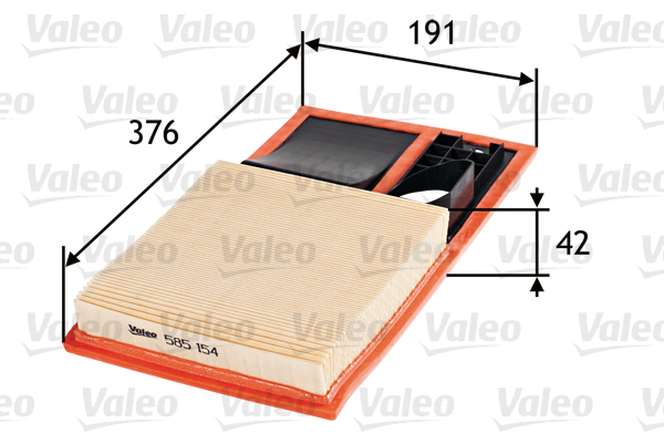 Filtro aria - 585154 VALEO