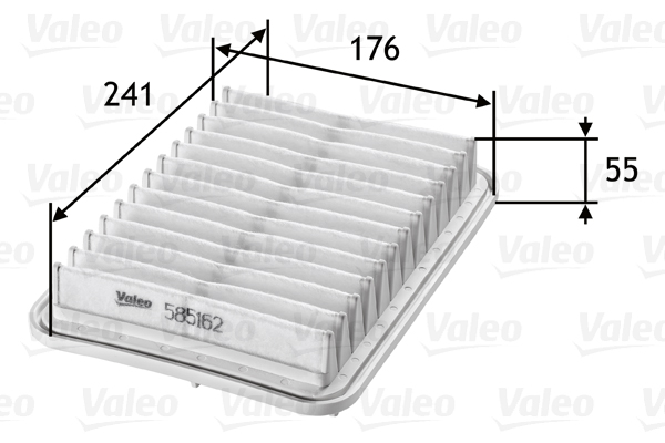 Air Filter - 585162 VALEO