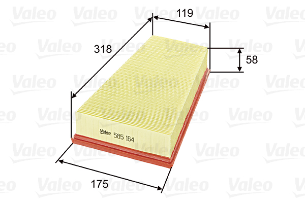 Air Filter - 585164 VALEO