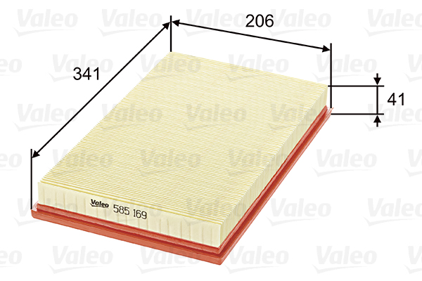 Воздушный фильтр - 585169 VALEO