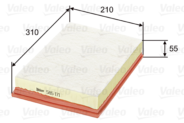 Filtro aria - 585171 VALEO