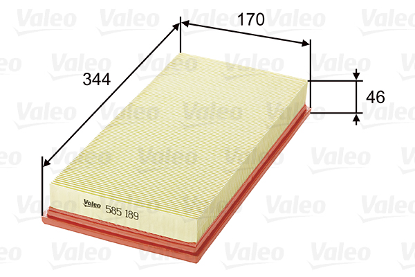 Filtro aria - 585189 VALEO