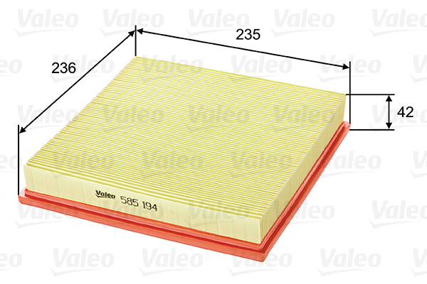 oro filtras - 585194 VALEO