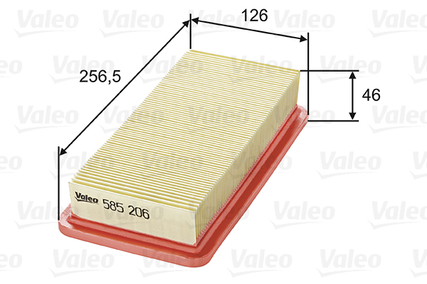 Filtro aria - 585206 VALEO