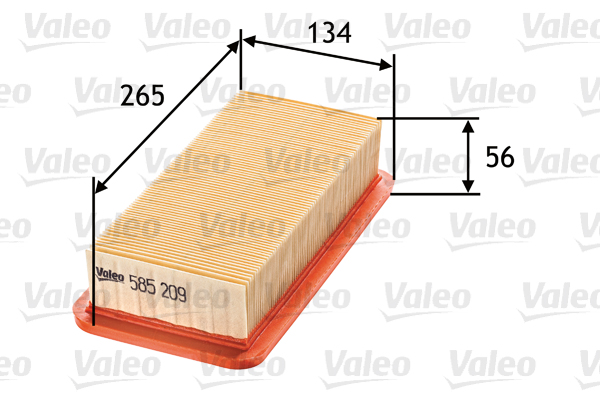 Filtro aria - 585209 VALEO