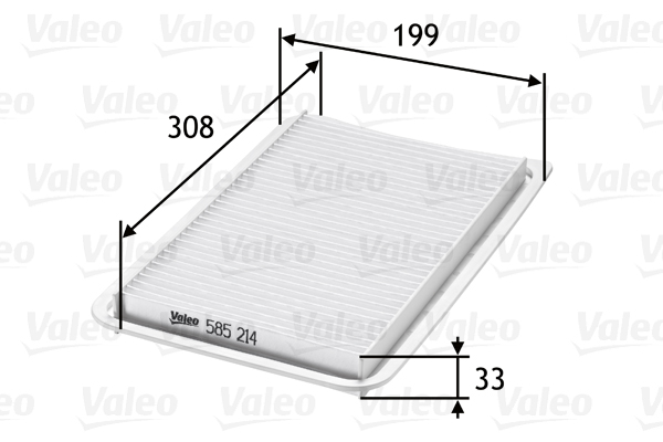 Air Filter - 585214 VALEO