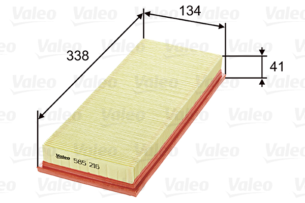 Filtro aria - 585216 VALEO