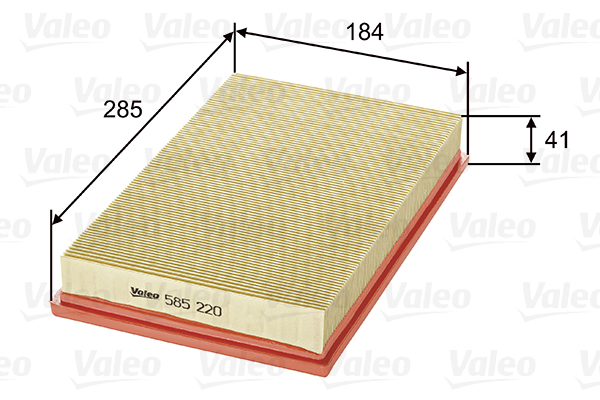 Filtro aria - 585220 VALEO