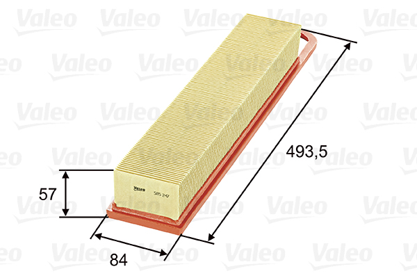 Filtro aria - 585247 VALEO