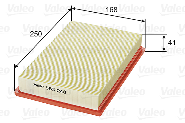 Filtro aria - 585248 VALEO