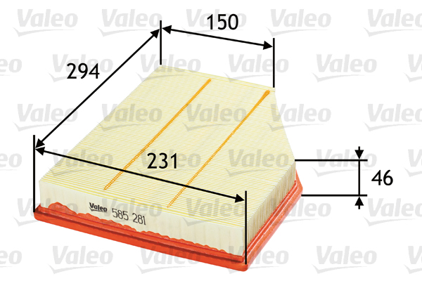 Air Filter - 585281 VALEO
