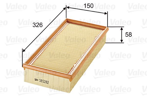Filtro aria - 585282 VALEO