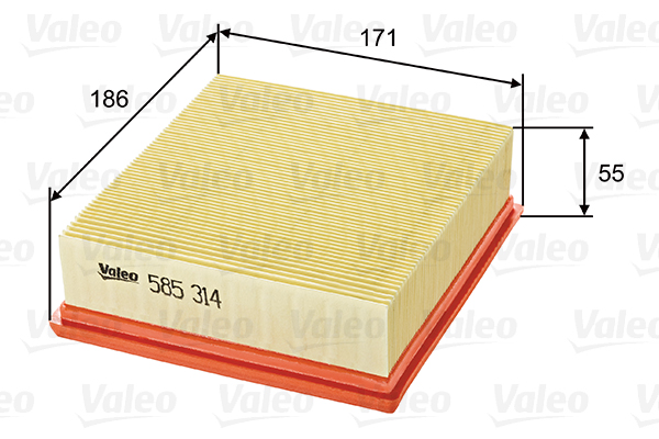 oro filtras - 585314 VALEO