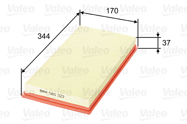 Luftfilter - 585322 VALEO