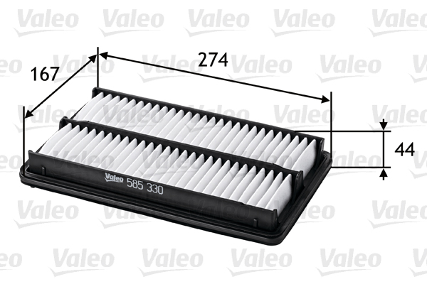Filtro aria - 585330 VALEO