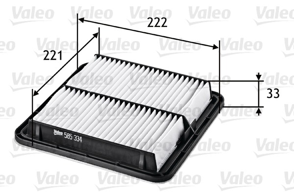 Air Filter - 585334 VALEO