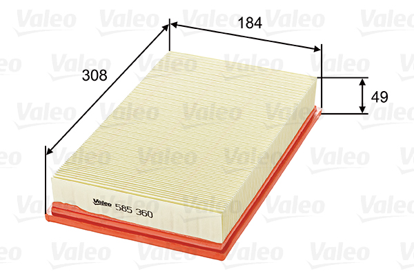 Воздушный фильтр - 585360 VALEO