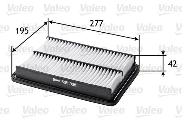 Filtro aria - 585388 VALEO