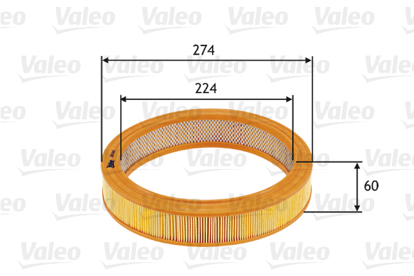 Filtro aria - 585619 VALEO