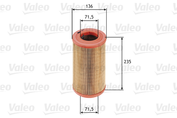 Filtro aria - 585622 VALEO
