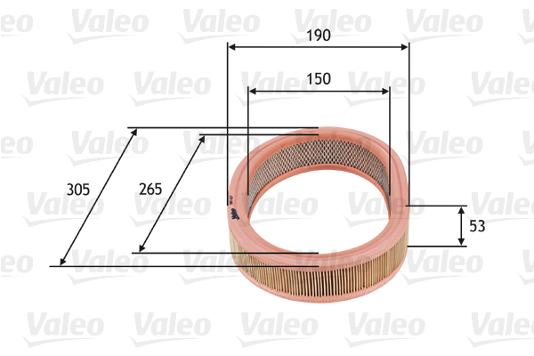 Air Filter - 585627 VALEO