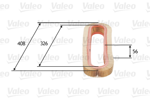 Filtro aria - 585667 VALEO