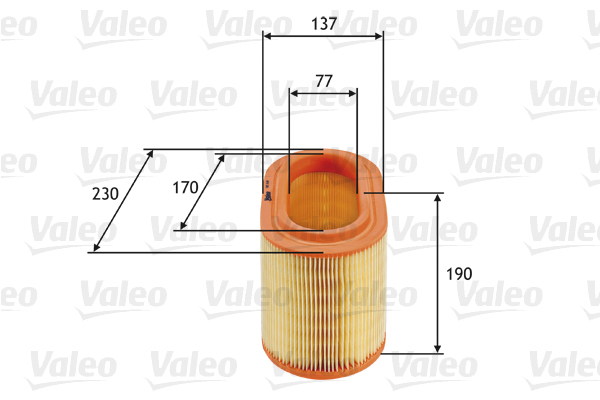 Filtro aria - 585690 VALEO