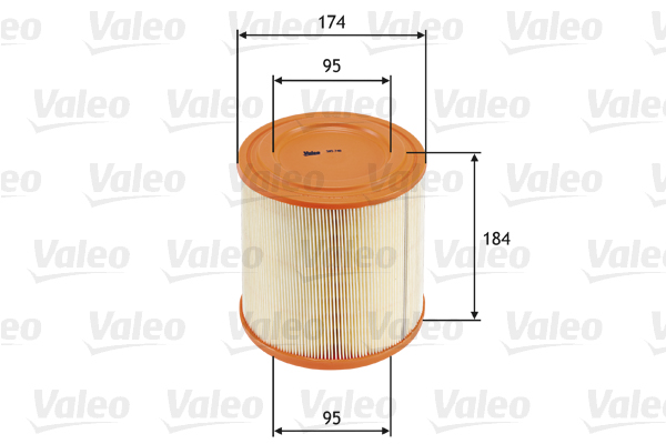 Filtro aria - 585740 VALEO