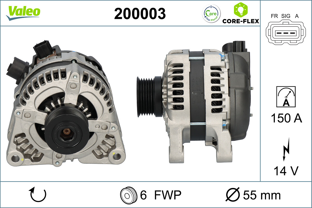 Alternatore - 200003 VALEO