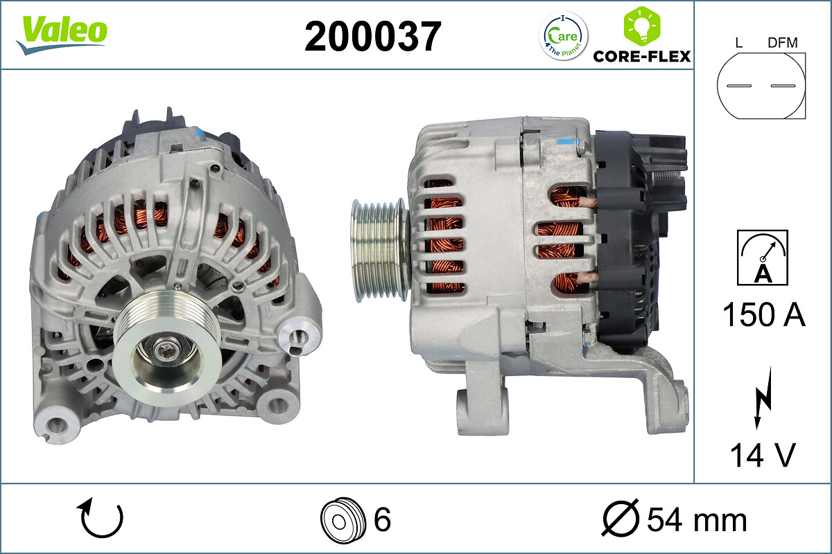 Alternatore - 200037 VALEO