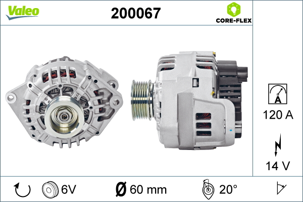 Generator - 200067 VALEO