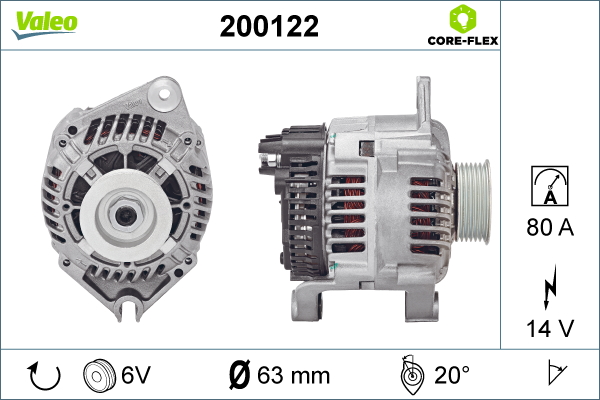 Alternatore - 200122 VALEO