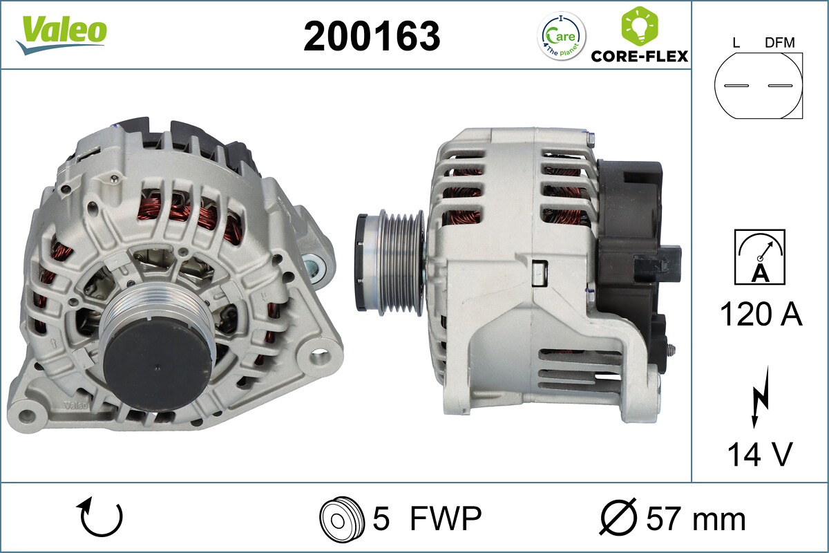 Alternatore - 200163 VALEO