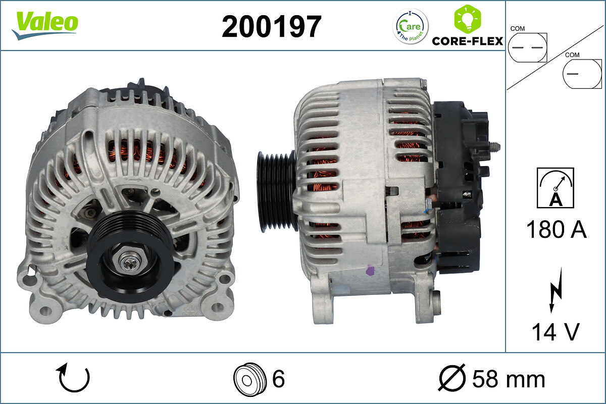 Alternator - 200197 VALEO