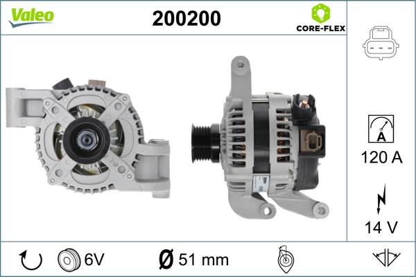 Генератор - 200200 VALEO