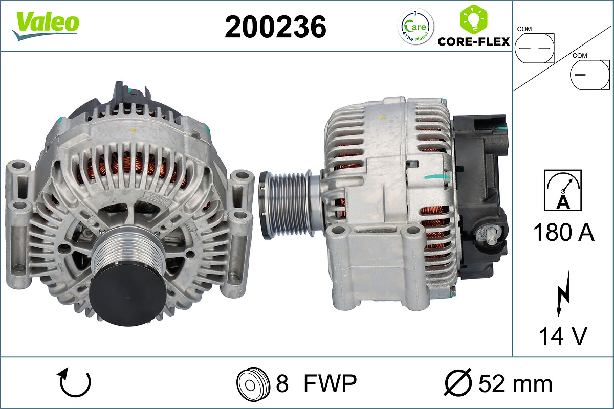 Alternator - 200236 VALEO