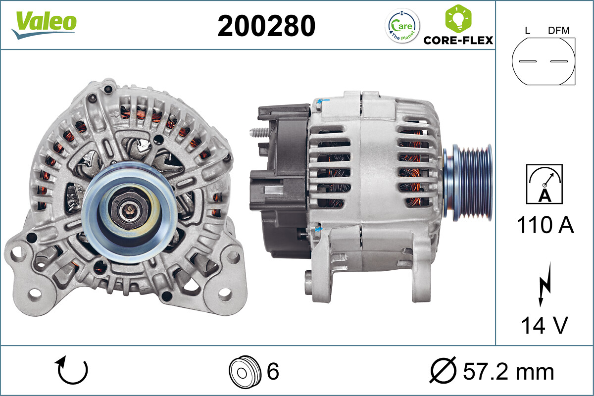 Generator - 200280 VALEO
