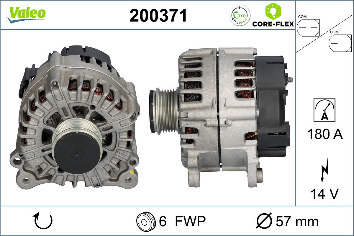 Alternator - 200371 VALEO